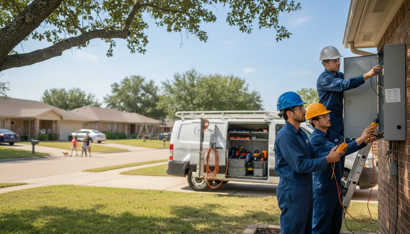 Certified electrician providing emergency electrical services in Waynesville, IL